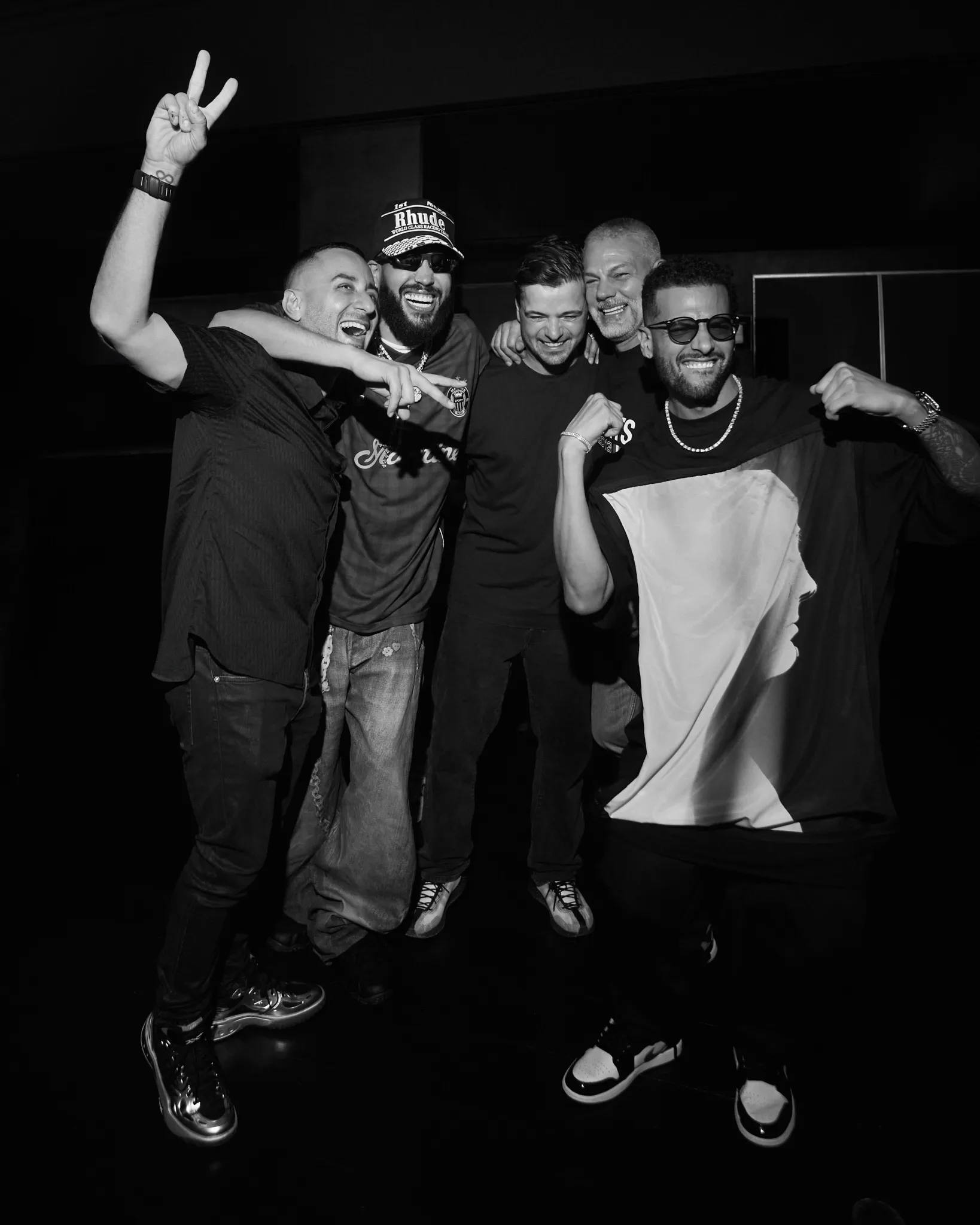 Yann Pissenem with Joseph Capriati, Martin Garrix and The Martinez Brothers in Ibiza, 2025