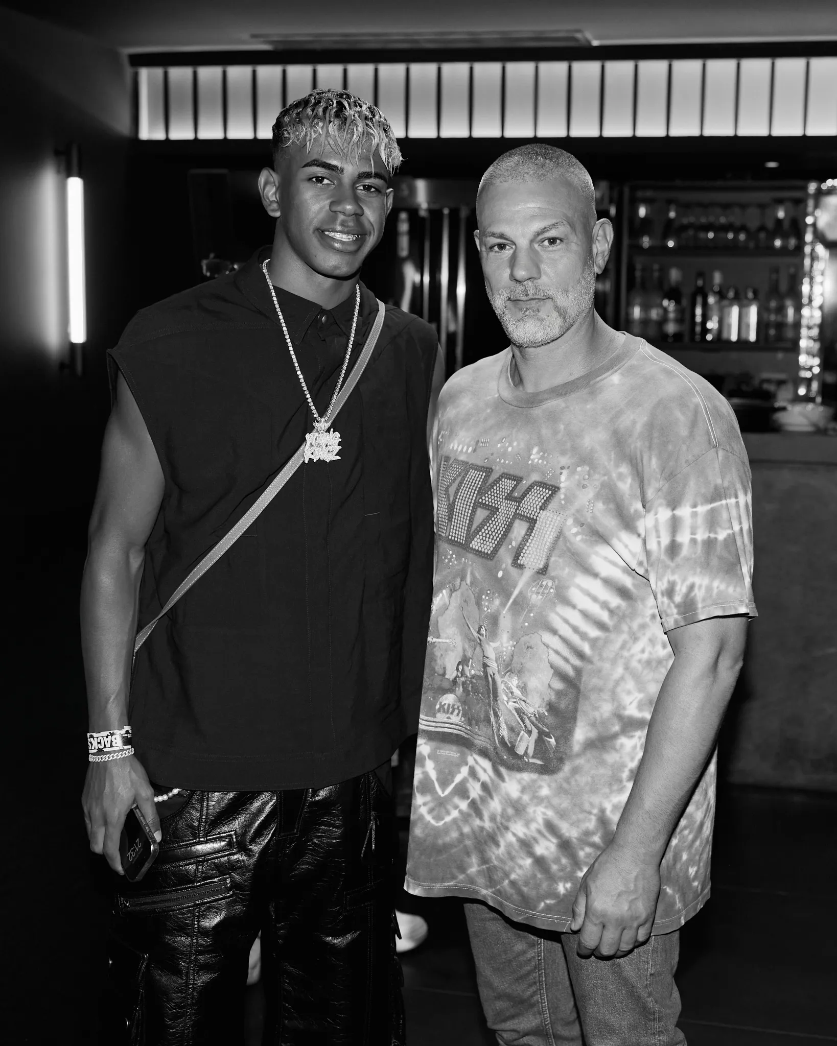 Yann Pissenem with FC Barcelona's Lamine Yamal in Ibiza, 2025
